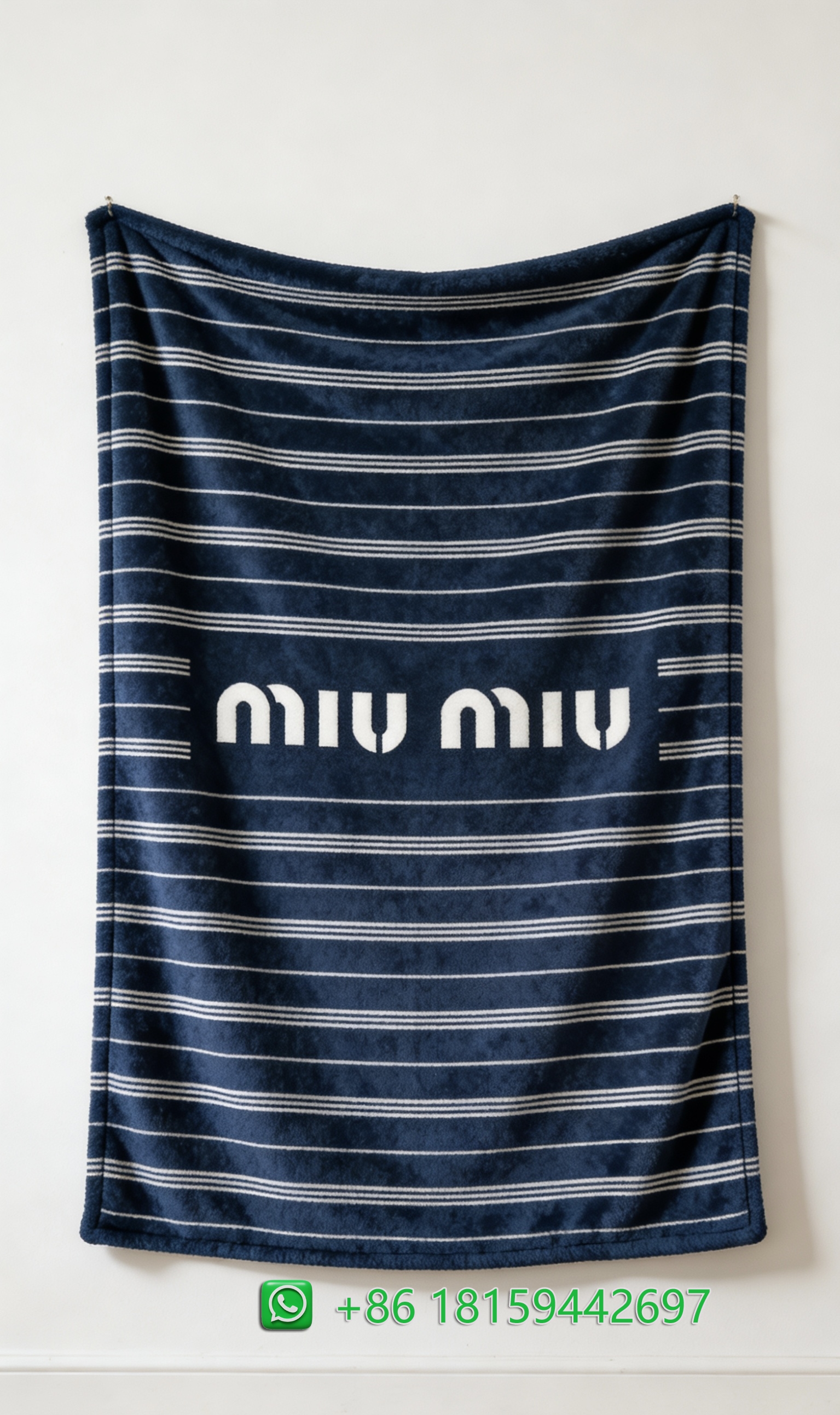 Miumiu Throw Blankets